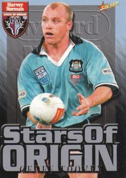 2000 Select - Stars Of Origin #S10 Geoff Toovey Front